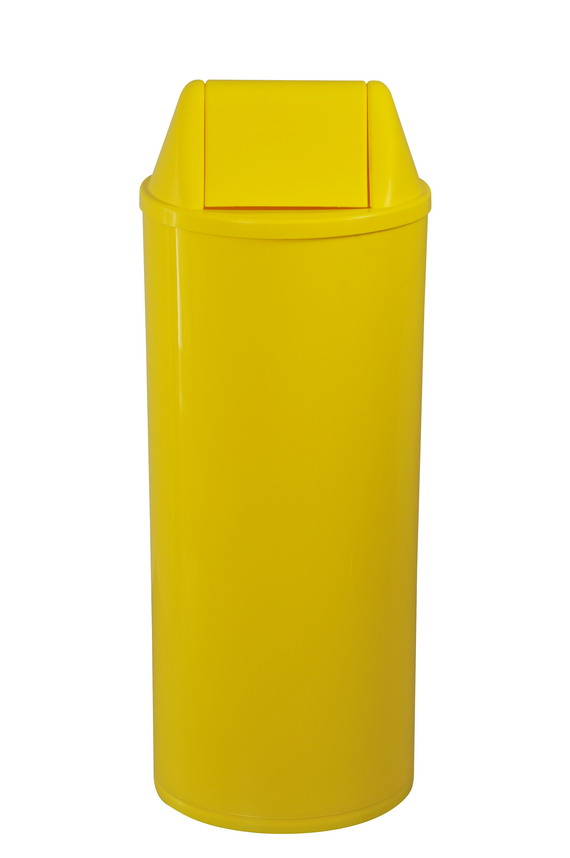 CESTO COM TAMPA VAI-VEM 50 cm DE ALTURA (CAPACIDADE_ 22 L).